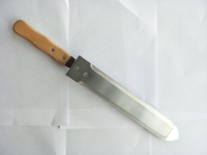 40cm Honey Uncapping Knife With Curved de aço inoxidável durável e lado reto