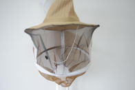 Chapéus da abelha da cor de Brown do estilo do vaqueiro para apicultor do tamanho livre