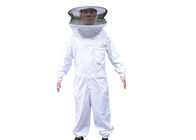 Vestuário de proteção da apicultura do xxl do algodão e do Terylene com véu redondo