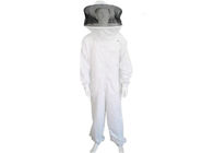 Vestuário de proteção da apicultura do xxl do algodão e do Terylene com véu redondo