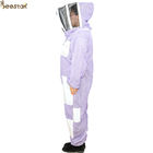 Roxo apicultor Uniform do terno de Suit Ventilated Beekeeping do apicultor de 3 camadas