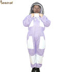 Roxo apicultor Uniform do terno de Suit Ventilated Beekeeping do apicultor de 3 camadas