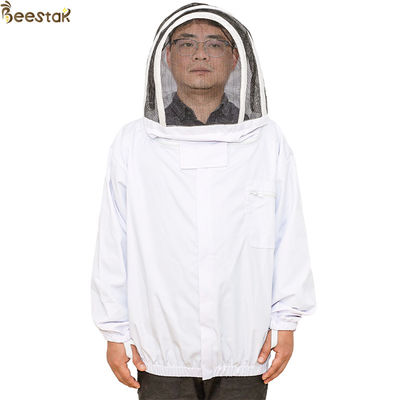 Revestimento econômico da abelha com vestuário de proteção Zippered S-2XL dos apicultor da capa