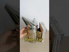 Fumigador de Abelhas Americano Estilo Estrela em Aço Inoxidável Tamanho M-XL