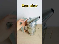Fumigador de Abelhas Estilo Americano Galvanizado Estrela  Tamanho M-XL