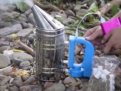 Defumador Elétrico Europeu para Abelhas, Tamanho L para Defumador de Colmeia