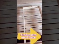 Mostrando nosso quadro de colmeia de pinho