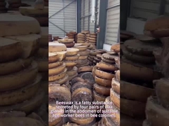 O cosmético cru puro do alimento da cera de abelha de 100% classifica cera de abelha bruta natural pura não processada