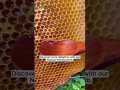 Este mel é de cor dourada e tem um rico aroma floral quando comido.