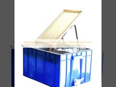 Equipamento de apicultura Ferramenta de apicultura Porta-quadro de aço inoxidável Mini-pente de mel Estante de armazenamento para apicultura