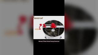Extrator de mel de 8 quadros, ferramenta elétrica e manual de apicultura