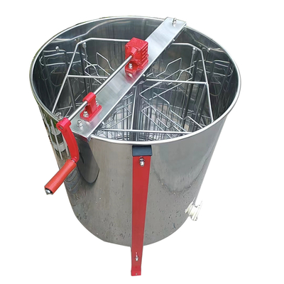 comprar Extractor de mel manual de aço inoxidável com cestas internas extrair mel de favo de mel em duas direções fabricação em linha