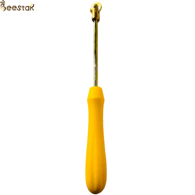 comprar Punho plástico amarelo de Embedder da roda de cor do equipamento da colmeia da abelha fabricação em linha