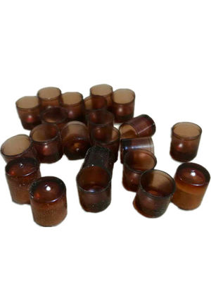 comprar A pilha de Brown coloca o copo da pilha da abelha da geleia real da rainha de Brown para a apicultura fabricação em linha