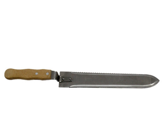 comprar 40cm Honey Uncapping Knife With Curved de aço inoxidável durável e lado reto fabricação em linha