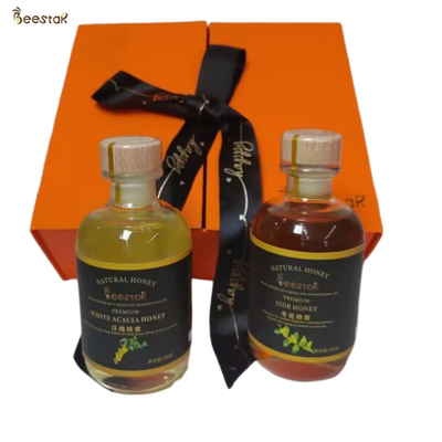 comprar Garrafa de vidro orgânico Mel Sidra e mel de acaiaca branca 2 anos de vida útil Premium Ambre Caixa-presente Caixa-presente embalagem para sobremesas caixa-presente da China fabricação em linha