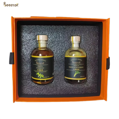 comprar Mel de abelha natural nutritivo Mel de acacia pura com sabor e benefícios únicos para a saúde Caixa de presente de produtos de abelha de mel de sidra fabricação em linha