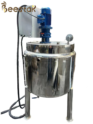 comprar Tanque de aquecimento de mel em aço inoxidável de 150L com agitação 380V fabricação em linha