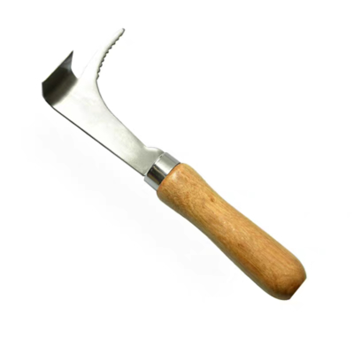 comprar Raspador de colmeia de aço inoxidável com alça de madeira para apicultura fabricação em linha