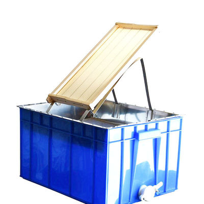 comprar Stainless Steel Mini Honey Comb Frame Shelf 52*41.5*12cm Blue Square Beekeeping Frame Holder fabricação em linha