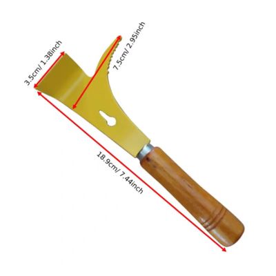 comprar BEESTAR Escrava de colmeia de aço inoxidável com alça de madeira - 189mm comprimento 35mm largura 98g peso ferramenta de colmeia multifuncional para apicultura fabricação em linha