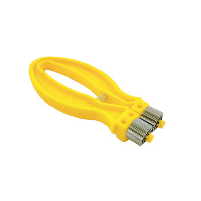 comprar Crimper de fios de punho de plástico com comprimento de 13cm e zincado amarelo para quadros de colmeia Ferramenta de apicultura fabricação em linha