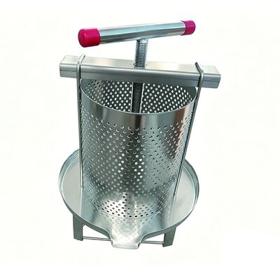 comprar Máquina de prensagem manual de cera de abelha de aço inoxidável para equipamentos de apicultura fabricação em linha
