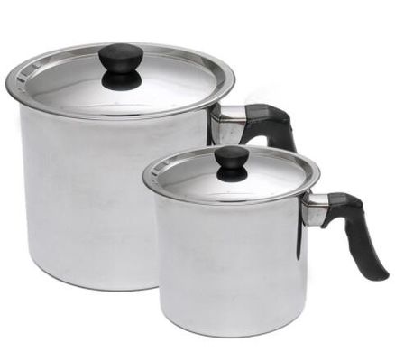 comprar 304 de aço inoxidável de prata enceram o potenciômetro de Melter o volume 2.5L grande com tampa fabricação em linha