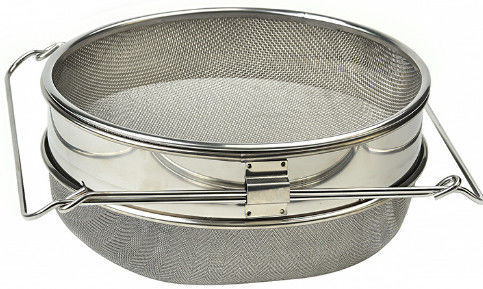 comprar O filtro dobro dos SS a parte inferior superior do filtro é qualidade comum lisa Honey Strainer Filter fabricação em linha