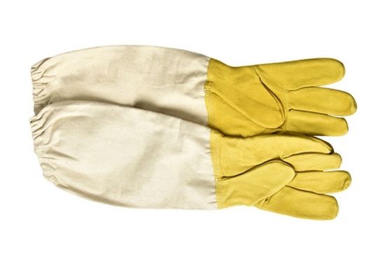 comprar Luvas protetoras da apicultura da pele de carneiro macia e confortável contra abelhas fabricação em linha