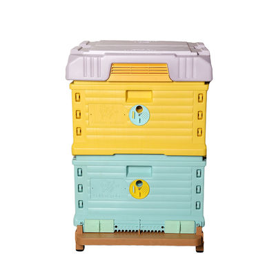 comprar Quadros Thermo plásticos da colmeia 10 do produto comestível com armadilha do pólen duas camadas da colmeia da abelha fabricação em linha