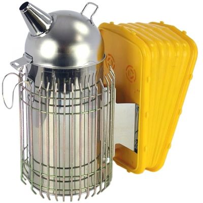 comprar Tamanho europeu de aço inoxidável M Bee Hive Smoker do estilo fabricação em linha
