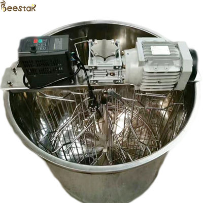 comprar Máquina de extração de mel radial de 6 quadros Apicultura Motor elétrico horizontal Extractor de mel de aço inoxidável fabricação em linha