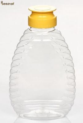comprar Garrafas plásticas especiais por atacado do preço de fábrica 375ml Honey Jar And Spoon Plastic para o mel fabricação em linha