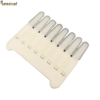 comprar Caneta plástica para criação de abelhas para criação de abelhas geléia real com 8 dentes fabricação em linha