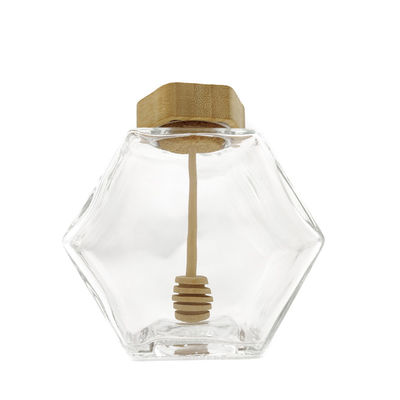 comprar 100ML hexágono transparente Honey Jars Jam Sauce Hex Honey Jars fabricação em linha