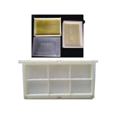 comprar Quadro plástico de Honey Boxes With Comb Honey do pente do equipamento 6 ou 12 da apicultura fabricação em linha