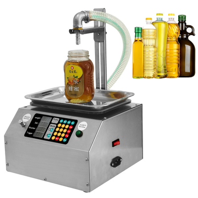 Máquina de enchimento de líquido de pesagem automática Tabela de exibição para pasta viscosa sem partículas dentro