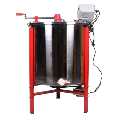 8 de aço inoxidável moldam o extrator elétrico de utilização do mel do manual da maneira três