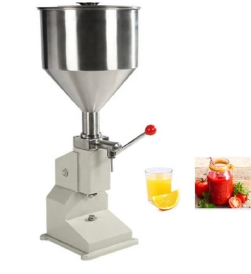 Máquina de enchimento manual para líquidos viscosos, como óleo de mel, suco, pasta, geleia real