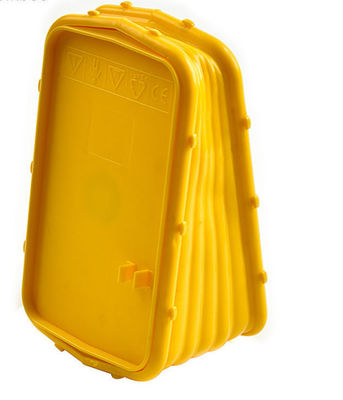 Material PP amarelo Caixa de abelhas equipamento de colmeia com o número 04YF-02-1 para apicultores