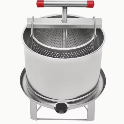 Máquina de prensagem de mel de aço inoxidável / máquina de prensagem de cera de abelha para apicultura máquina com função de aquecimento