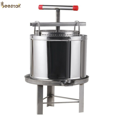 Pressor de cera de aço inoxidável com tanque resistente a salpicos para máquina apícola com função de aquecimento