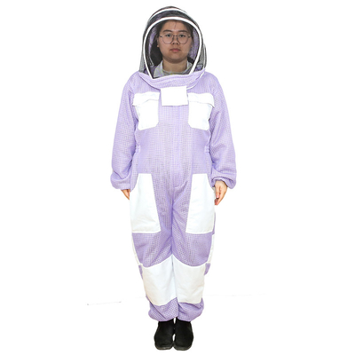 Beestar Roxo Ventilado Vestuário de Proteção para Apicultura Vestuários para Apicultura