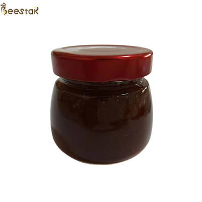 Mel Orgânico Beestar a Granel Cru Não Filtrado Preto 100% Puro Sem Aditivos Mel Natural Pote de Vidro Para Assar Cozinhar Maduro