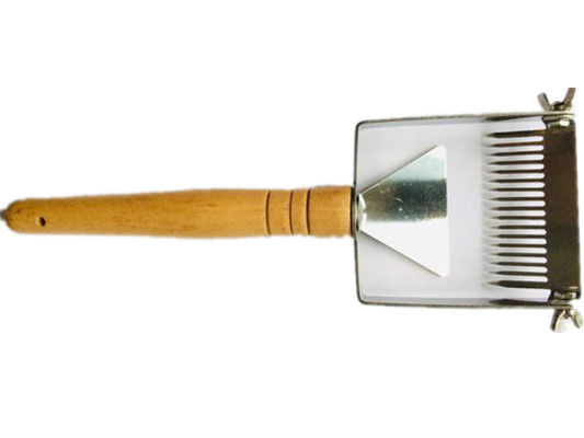 Forquilha de destampamento durável com o punho de madeira pequeno e o parafuso ajustável para a apicultura