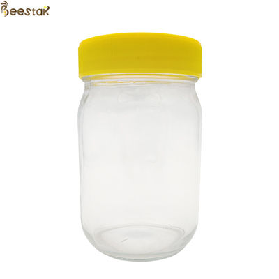 Tipo transparente de alta qualidade por atacado um 375ml 750Ml Honey Jars vazio