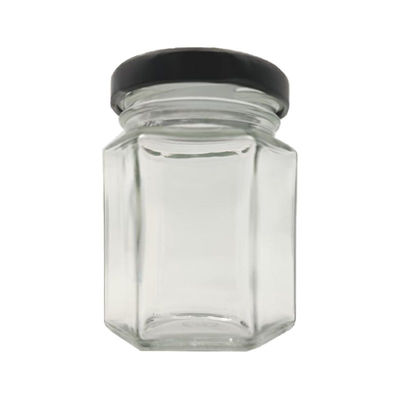 garrafas vazias de 180ml 280ml 380ml 500ml 730ml para Honey Transparent Honey Glass Jar