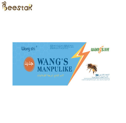20 tiras pelo saco Wangshi Manpulike novo para o ácaro de Varroa da abelha